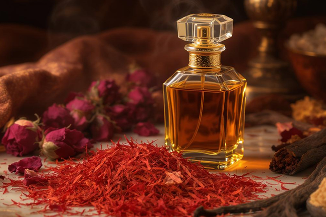 Saffron perfumery